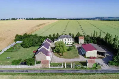 Paysage naturel près de la maison de vacances