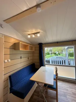 Balcon ou terrasse dans l'établissement Mobil-home 5 personnes