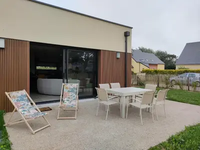 Jardin de l'établissement Détente à Portbail