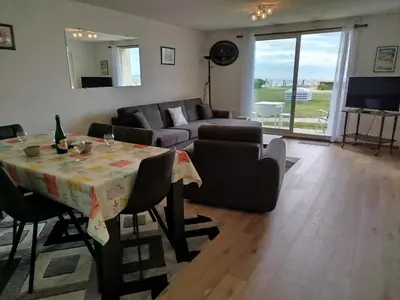 Coin salon dans l'établissement les Dunes