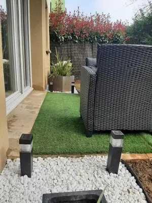 Jardin de l'établissement Appart Cosy de Kalou