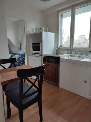 Cuisine ou kitchenette dans l'établissement La Marine - la vigie ou la cale