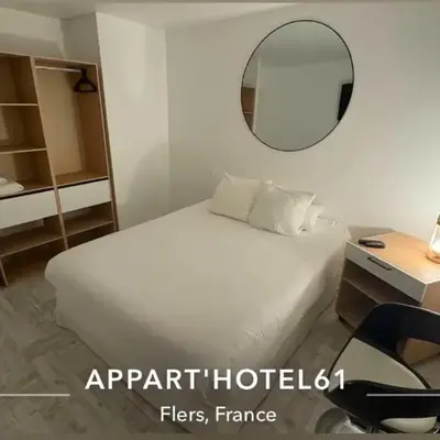 Appart'hotel61 OFFRE D'OUVERTURE Au pied de tous commerces & commodités ainsi que marché mercredi & samedi