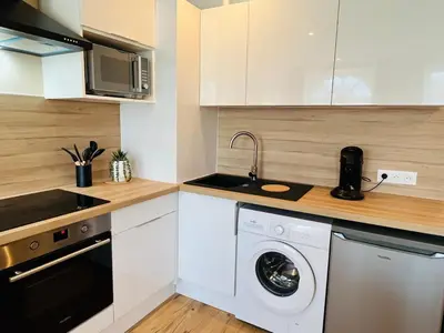 Cuisine ou kitchenette dans l'établissement Abelia YourHostHelper