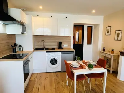 Cuisine ou kitchenette dans l'établissement Abelia YourHostHelper