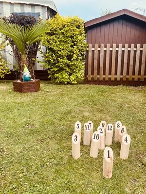 Jardin de l'établissement Mobile home à Cancale