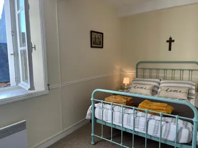 Un ou plusieurs lits dans un hébergement de l'établissement House in award-winning village