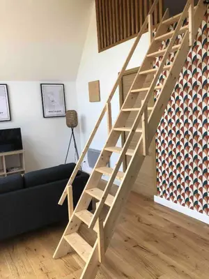 Plan de l'établissement chalet atypique proche Portbail Denneville