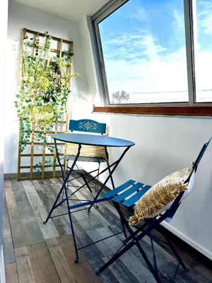 Balcon ou terrasse dans l'établissement L'echo d'Omaha