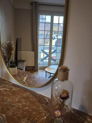 Coin salon dans l'établissement L'Harmonie des Vagues