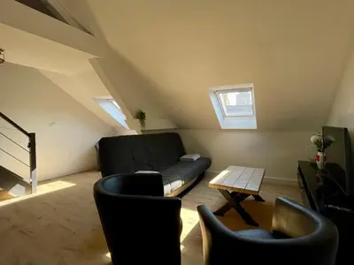 Coin salon dans l'établissement Le Loft Saint-Martin by Melrose