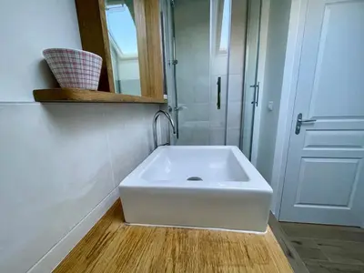 Salle de bains dans l'établissement Le Loft Saint-Martin by Melrose