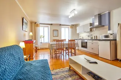 Cuisine ou kitchenette dans l'établissement Grand JUNO