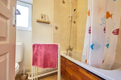 Salle de bains dans l'établissement Studio PETIT JUNO