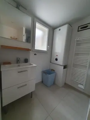 Salle de bains dans l'établissement Chez Bob & Lulu