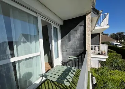 Balcon ou terrasse dans l'établissement L'appart Lutin du bord de mer