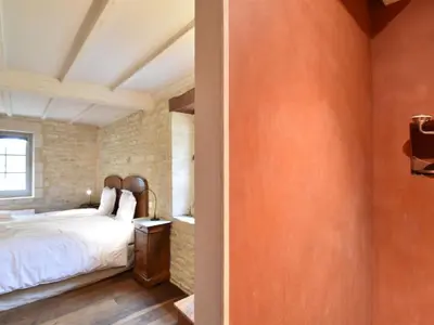 Un ou plusieurs lits dans un hébergement de l'établissement Elegant Normandy Retreat