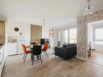 Cuisine ou kitchenette dans l'établissement Apartment Ker Eol-2 by Interhome