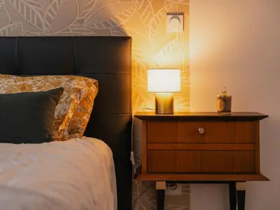 Un ou plusieurs lits dans un hébergement de l'établissement Apartment Ker Eol-2 by Interhome