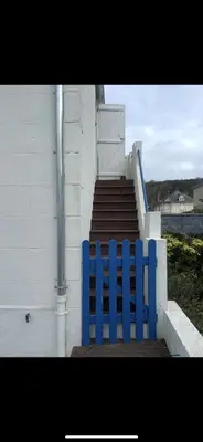 Balcon ou terrasse dans l'établissement Appartement bord de mer