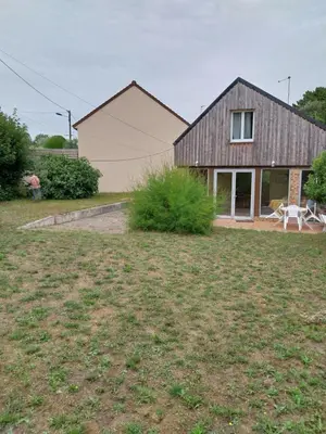 Jardin de l'établissement Maison au calme proche mer