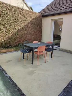 Terrasse ou espace extérieur de l'établissement Gîte de la Sée