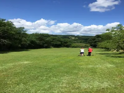 Paysage naturel près de la maison de vacances