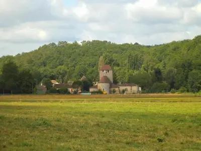 Paysage naturel près de la maison de vacances