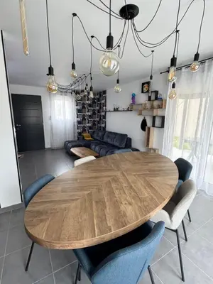 Coin salon dans l'établissement Maison neuve Contemporaine