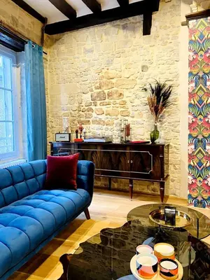 Coin salon dans l'établissement La Maitrise à BAYEUX