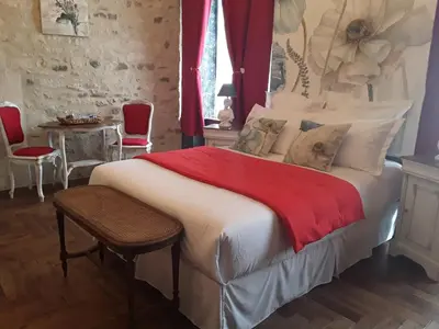 Un ou plusieurs lits dans un hébergement de l'établissement manoir de la baronnie d'urville
