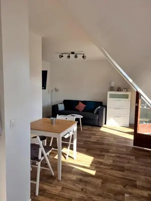 Coin salon dans l'établissement Studio à côté de la thalasso