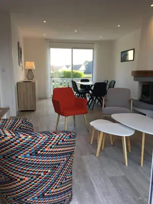 Coin salon dans l'établissement villa Charlotte