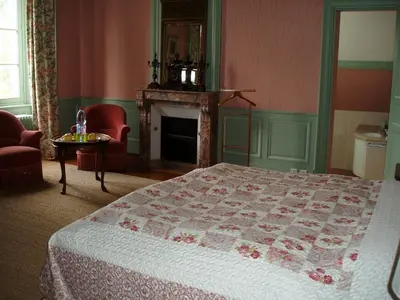 Un ou plusieurs lits dans un hébergement de l'établissement Chateau des poteries