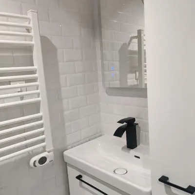 Salle de bains dans l'établissement Studio 83