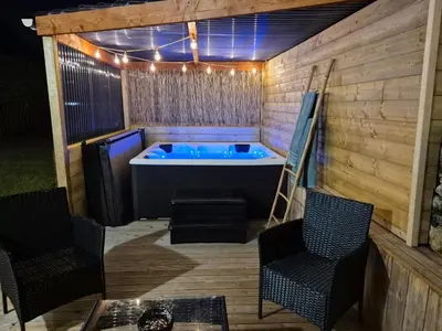 Plan de l'établissement Jolie maison de campagne avec spa en option