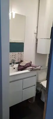 Salle de bains dans l'établissement appartement centre ville