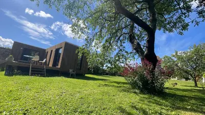 Jardin de l'établissement Greenkub Serenity