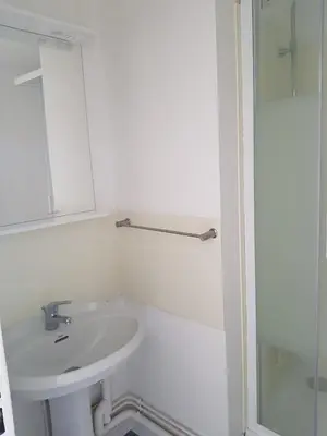 Salle de bains dans l'établissement studio front de mer