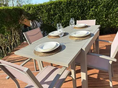 Plan de l'établissement Charmant cocon avec terrasse en RDC proche plage