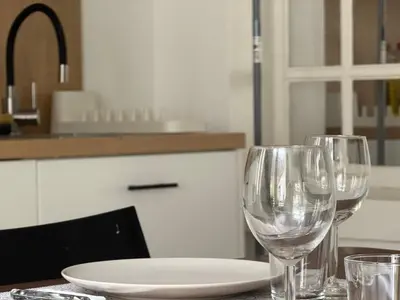 Cuisine ou kitchenette dans l'établissement Bastide Collection