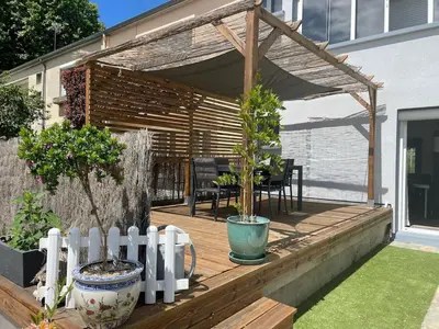 Jardin de l'établissement Au Bord de L'Ô