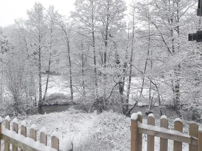 L'établissement Pressoir en Normandie en hiver