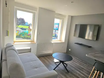 Coin salon dans l'établissement Appartement Djo&Juh 3
