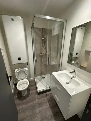 Salle de bains dans l'établissement Appartement Djo&Juh 3