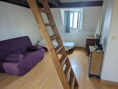 Coin salon dans l'établissement Chez Camille