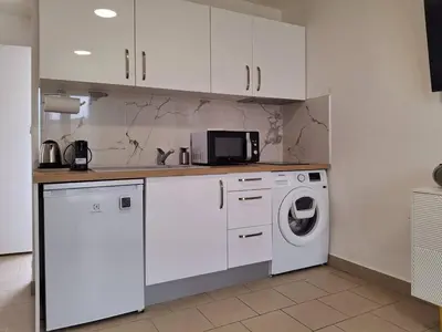 Plan de l'établissement À 300 m de la plage, charme et tranquillité à Merville-Franceville - FR-1-788-66