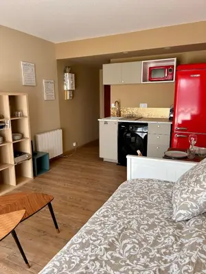 Cuisine ou kitchenette dans l'établissement Votre évasion au bord de mer