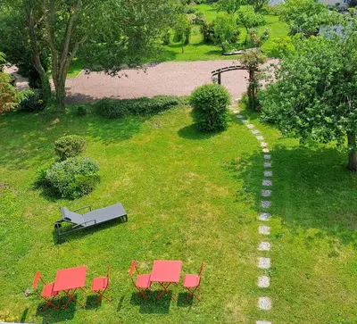 Jardin de l'établissement domaine Le Lac