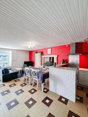 Cuisine ou kitchenette dans l'établissement Charming Breton house for 4 people